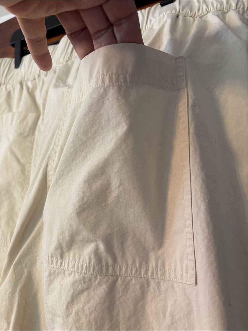 Banana Republic Pull On Wide-Leg Ankle Pants with Embroidered Poplin XL - Picture 7 of 8